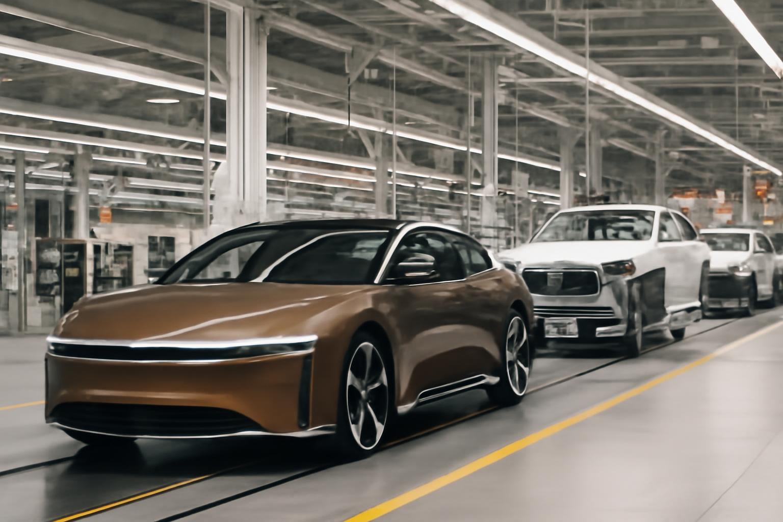 Lucid Motors Cuts EV Production to Lowest Level in Nearly Two Years
