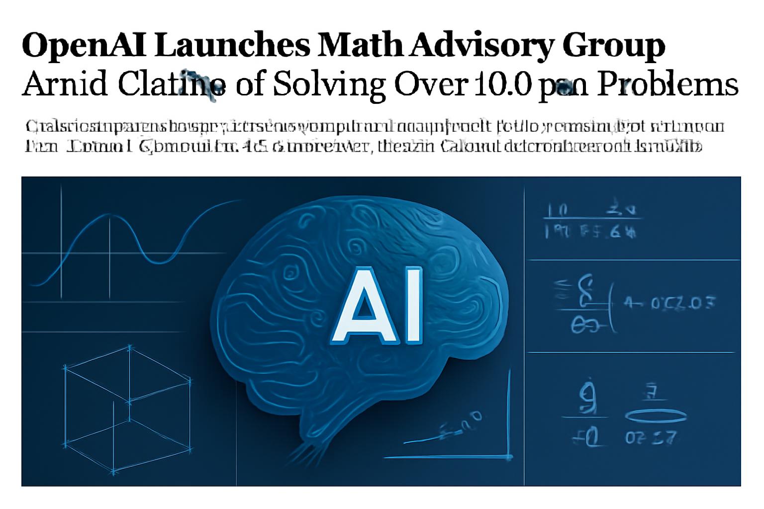 OpenAI Launches Math Advisory Group Amid Claims of Solving Over 100 Open Problems