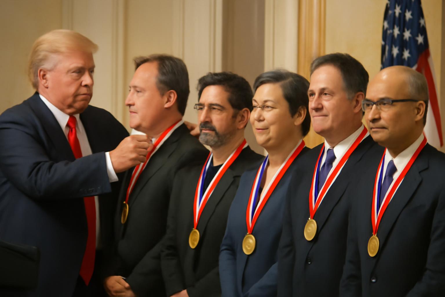 Trump Awards National Science and Technology Medals to Leading Tech Executives