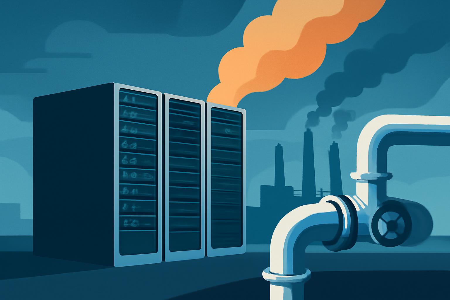 US Data Centers Projected to Outpace Germany and Japan in Natural Gas Consumption by 2035
